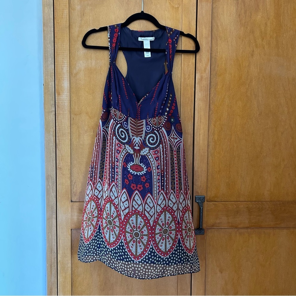 Laundry by design racerback silk dress, lined